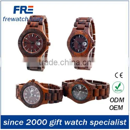 Incense Antique Woody Watch With Quartz Movement Customizing Wooden Watch photo-5