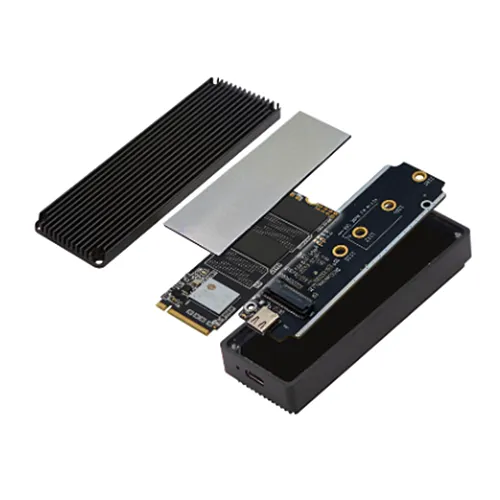 M2 Solid-State Drive Box Sata NVMe SSD Dual Protocol 10Gbps High Speed NVMe M.2 Portable Hard Drive Case SSD Enclosure photo-3