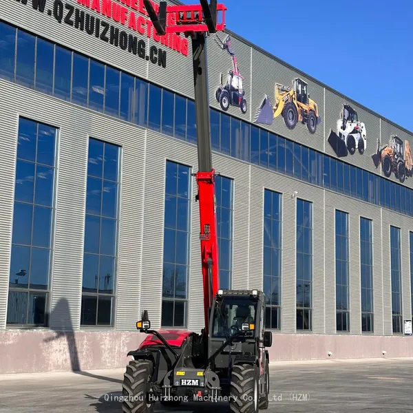 HZM2812T Mini Telehandler Lifting 4.5m, Compact and Flexible,Electronic Multifunctional Joystick photo-5