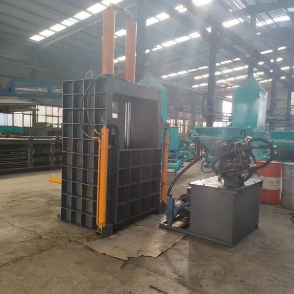 Hydraulic Small Sawdust Plastic Cardboard Baler Compactor Prices Pet Bottle Press Baler Machine photo-2