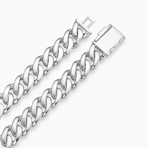 Shining Star Jewelry 8mm 10mm 12mm 14mm 16mm Street Style Men Zircon Cuban Chain photo-3