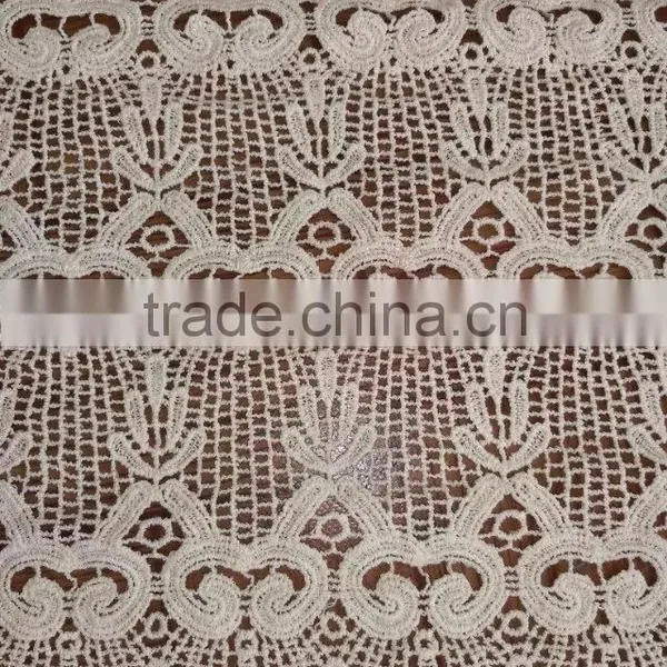 Wholesale Water Soluble Lace Fabric Cotton Embroidery Full Lace photo-4