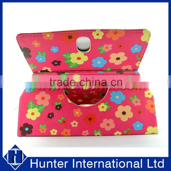 Printed Flower Universal 8" Rotating Tablet Case photo-2