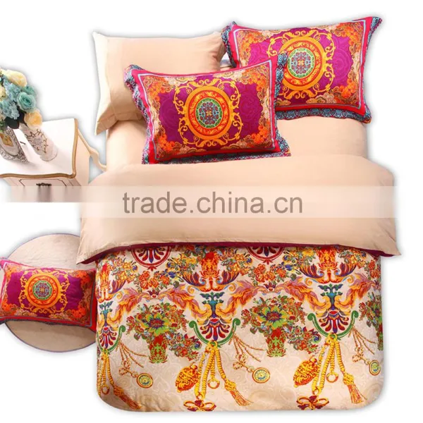 High Quality Home Designs Pure Cotton Printed Bedding Set photo-2