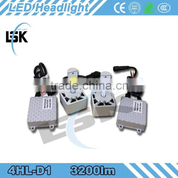 New Product !!! Powerful Light G4 Led Headlight Single Beam 3200LM Motor D1 Led Headlight Kit 35w Use Coper Metal Super Cooling photo-3