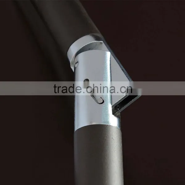 Outdoor Market Aluminum Umbrella With Auto Tilt And Crank Folding Patio Garden Umbrella Quality Choice photo-6