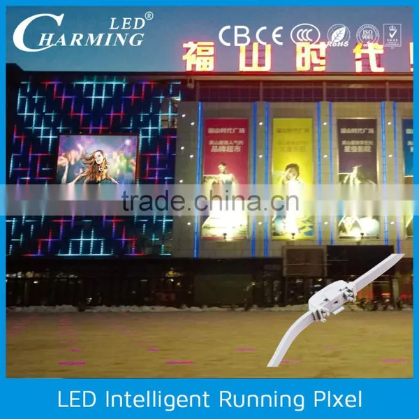 Colorful Intelligent Pixel Led Curtain Wall Light photo-6