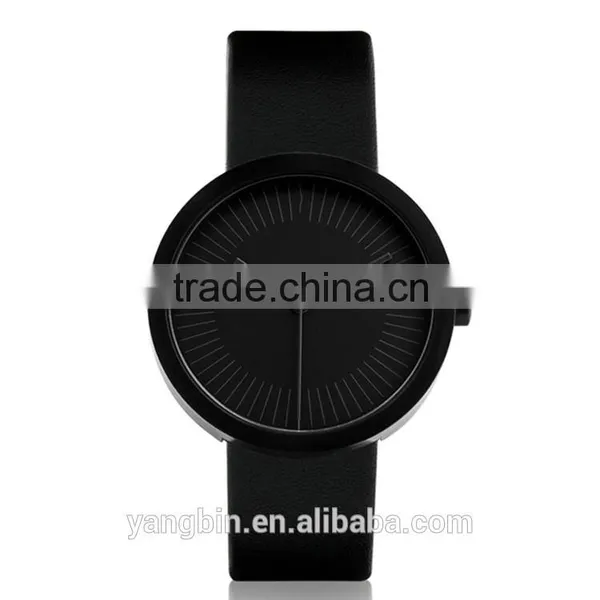 2016 Popular Cheap Price Pure Gold Genuine Leather Quartz Watch photo-2