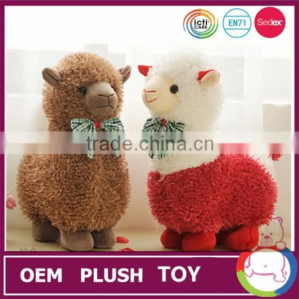 2015 Premium Promotional Gift Plush Alpaca Toy