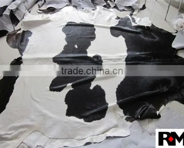 100% Real Cow Hides Pelt With Hair on for Rugs in Natural Color photo-2