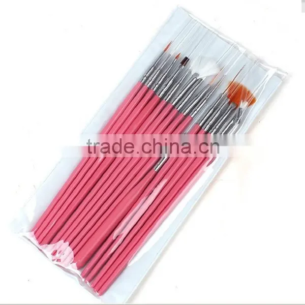 Nail Brush 15 Pcs for Acrylic Dotting Pen Nail Art Pen photo-3