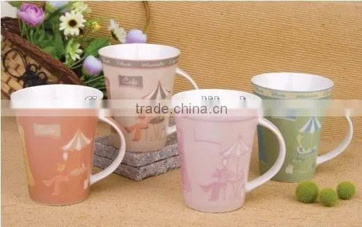 Rural Wind Series Mugs,pink Mugs,porcelain Mugs photo-3