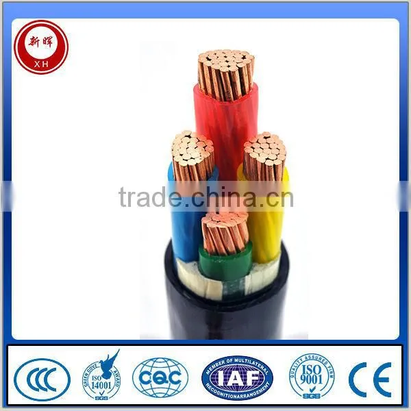 PVC Insulated Copper Conductor Steel Wire Armoured Power Cable 4 Cores 10mm photo-2