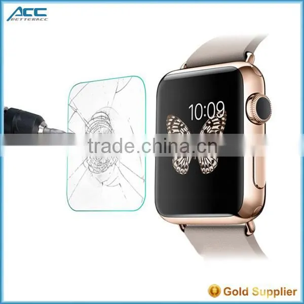 2015 Hot Selling Premium 0.33mm HD Ultra Clear 2.5D 9H Tempered Glass Screen Protector for Apple IWatch photo-4