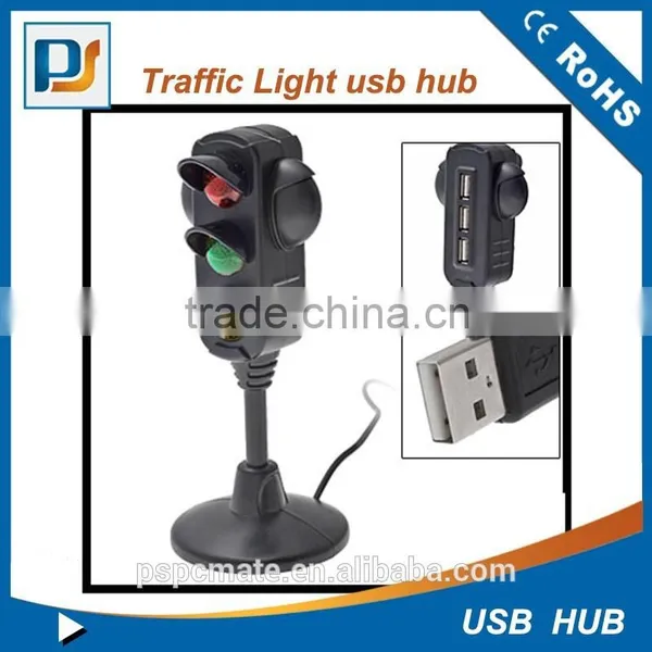 Hot Selling Traffic Light Shape Light up Light 3 Port Usb Hub for Promotional Use photo-3