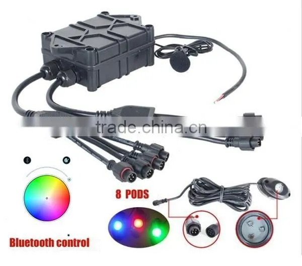 Popular Underbody Led Flood Boat Deck Light Car Accessories Led Rock Light Kit -8 photo-3