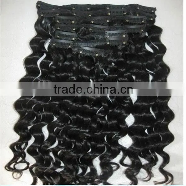Wholesale Hair Chinese Supplier Best Sell Clip in Curly Hair Extension Brazilian Virgin Hair photo-6
