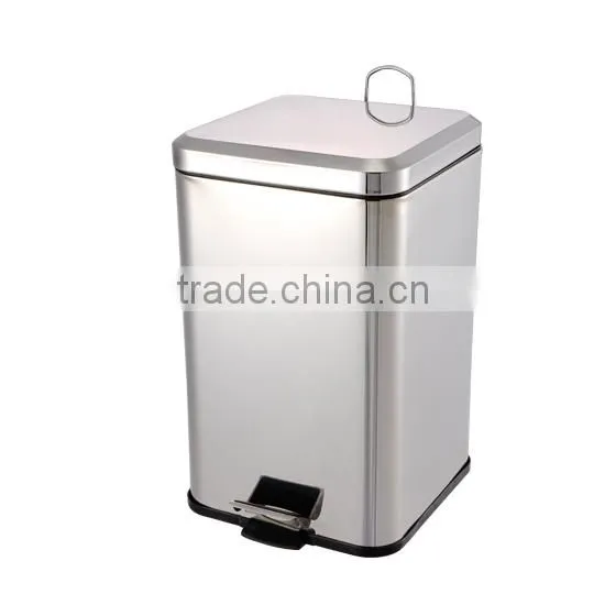 High Quality Quadrate Zinc Iron Outdoor Dustbin photo-5