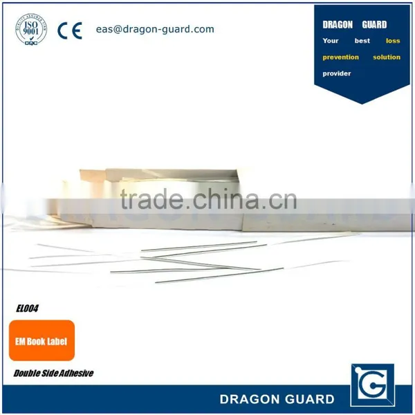 EL004 12/16cm Cobalt Based EAS em Label Library Book Anti-theft Label Strip photo-2
