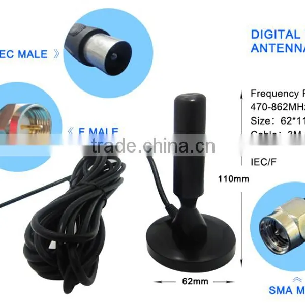 30dBi Magnetic Base Digital tv Antenna DVB-T TV Antenna Aerial HDTV Antenna photo-3