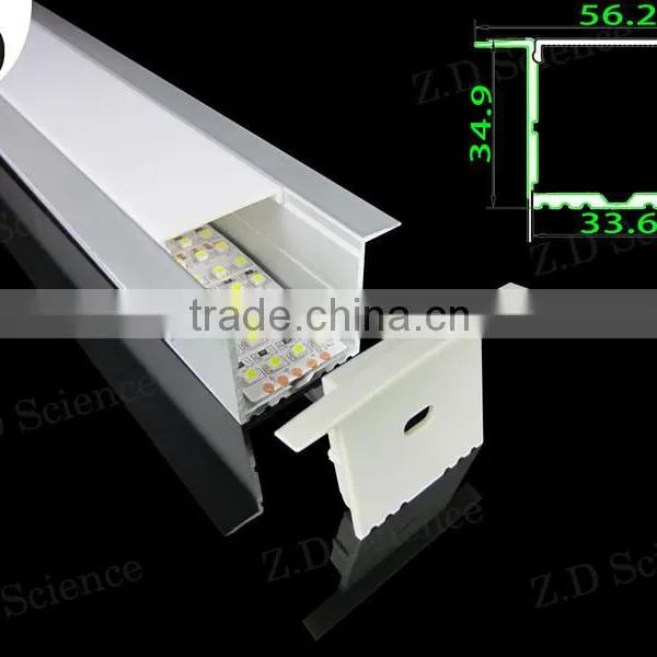 35MM Recessed Aluminum LED Profile For LED Strip Alu Profile