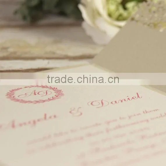 Laser Cut Gatefold Flower Floral Filigree Wedding Invitation With Envelopes and Personalisation photo-4