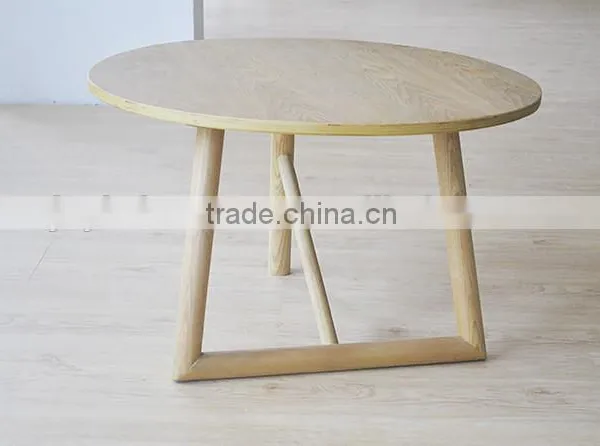 Ash Wood Table Round Table, Nordic Design Furniture photo-2