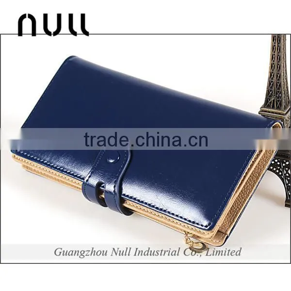 2015 Latest Promotion OEM Custom Handmade Fashion Wallet Leather Purse photo-2