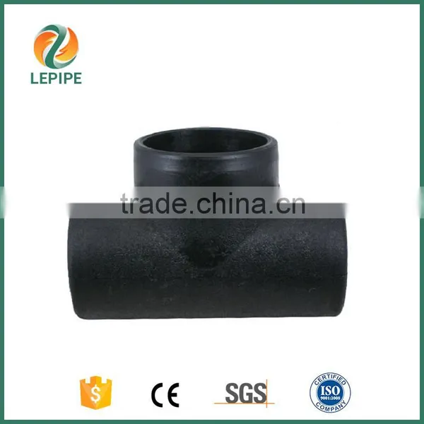 HDPE Material Socket Joint Series Equal Tee Sizes SDR11 SDR17.6