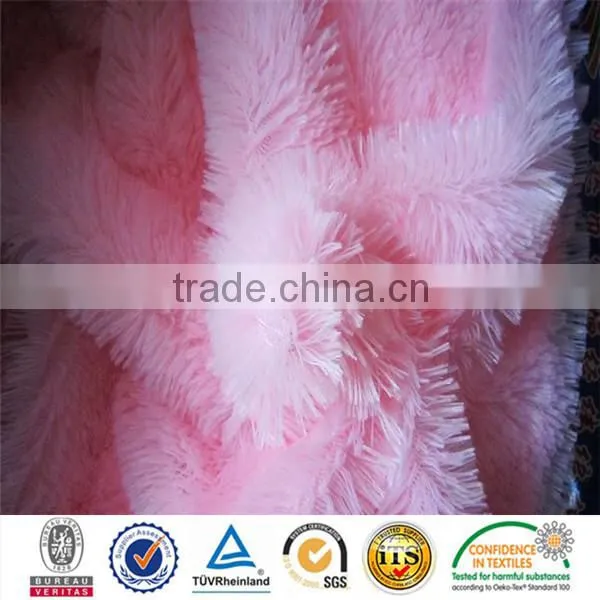 2015 Made in China 100 Polyester PV Long Plush Fur Fabric for Toy photo-5