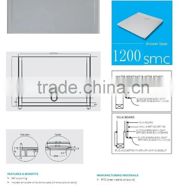 Australia Standard 1200x900 SMC SHOWER BASE photo-2