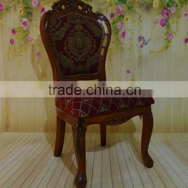 Antiquet Appearance Wooden Hotel Chair Dining Chair