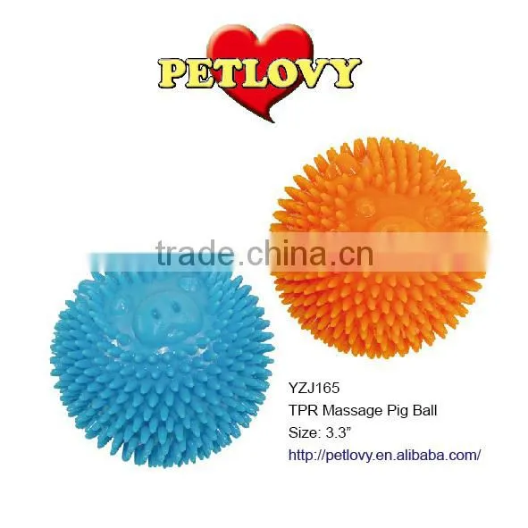 PROMOTIONAL 3.3" TPR MASSAGE PIG BALL TPR TOY DOG TOY