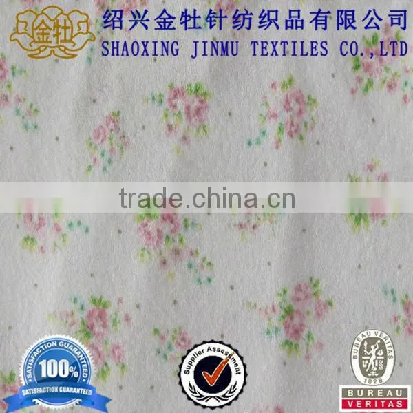 Microfiber Cotton Flower Towel Fabric