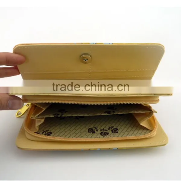 Cartoon Pattern Purse Cute Money Bag Little Young Girls Long Wallets With Low Price photo-6