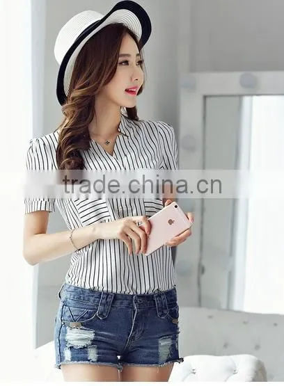 2016 Fashion Women Blouse With Custom Fit