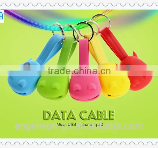 Moggy head USB multi charger data cable multi function data transfer cable