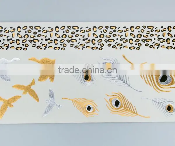 Adhesive Body Jewelry Golden Tattoo Sticker photo-4