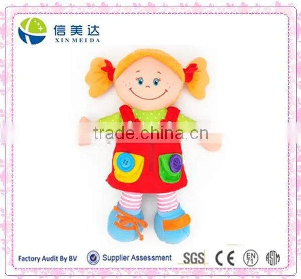 Plush Dress Doll Plush Cloth Boy and Girl Stuffed Baby Toy photo-2