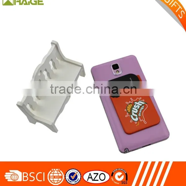 New Arrive Self-adhesive Microfiber Smart Wallet for Cell Phone photo-6