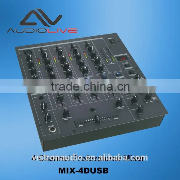 Professional Power Amplifier Digital Multi Player Controller 4-Channel Dj Mixer Usb dj photo-4