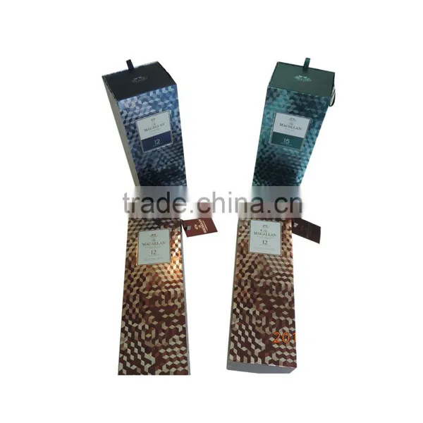 Offset Printing Cardboard Champagne Flute Gift Box photo-3