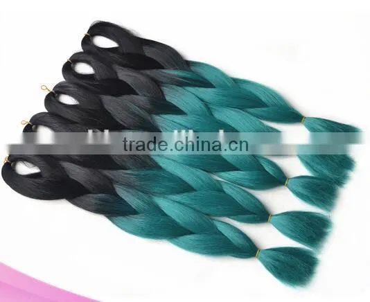 Hot Selling Two Tone Jumbo Braid Synthetic Braiding Hair