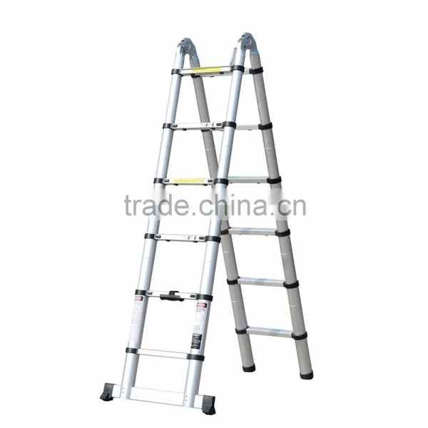 3.8m Multifunctional Aluminum Telescopic Ladder photo-2