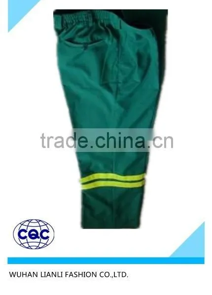 Hot Selling Cheap Breathable Green With Yellow Reflective Tapes Separated Workwear Coverall photo-3
