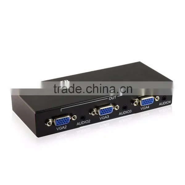 Wholesale Vga Splitter 1 Input 4 Output VGA Splitter 1x4 With 3.5mm Stereo Audio Made in China photo-4