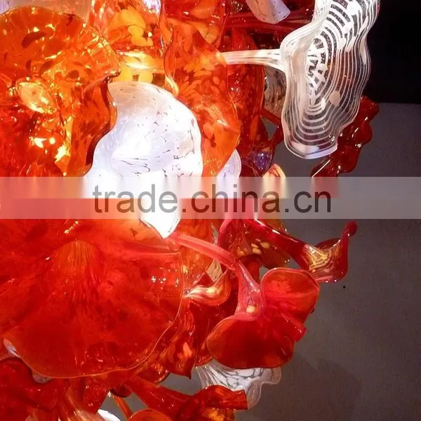 Hand Blown Glass Chandelier Decoration XO-20150619 Modern Glass Chandelier From Famous Chinese Glass Artist Mr Ou LianHua photo-4