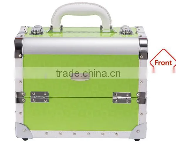 Fashion Professional Portable Aluminum Makeup Salon Cosmetic Case With Custom Logo photo-2