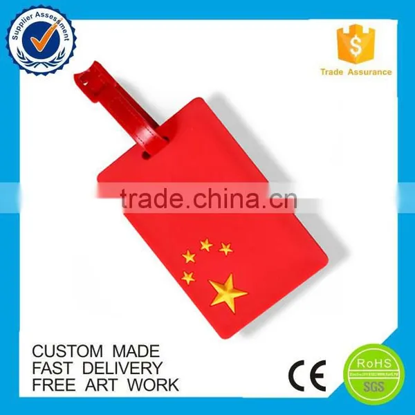 Custom Made Souvenir Pvc Flag Luggage Tag photo-3