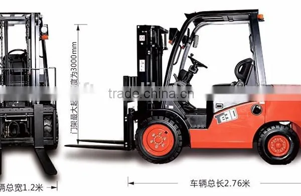 2.5 Ton Hydraulic Diesel Forklift Truck With Japanese Isuzu Engine photo-6